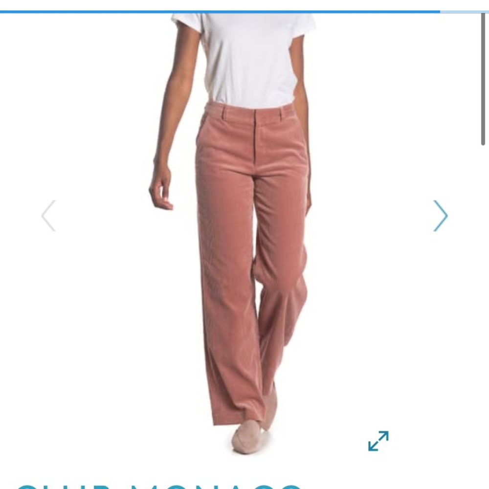 CLUB MONACO
Wide Leg Corduroy Pants